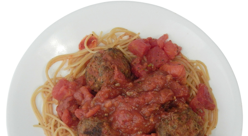 Spaghetti and Savory Meatballs