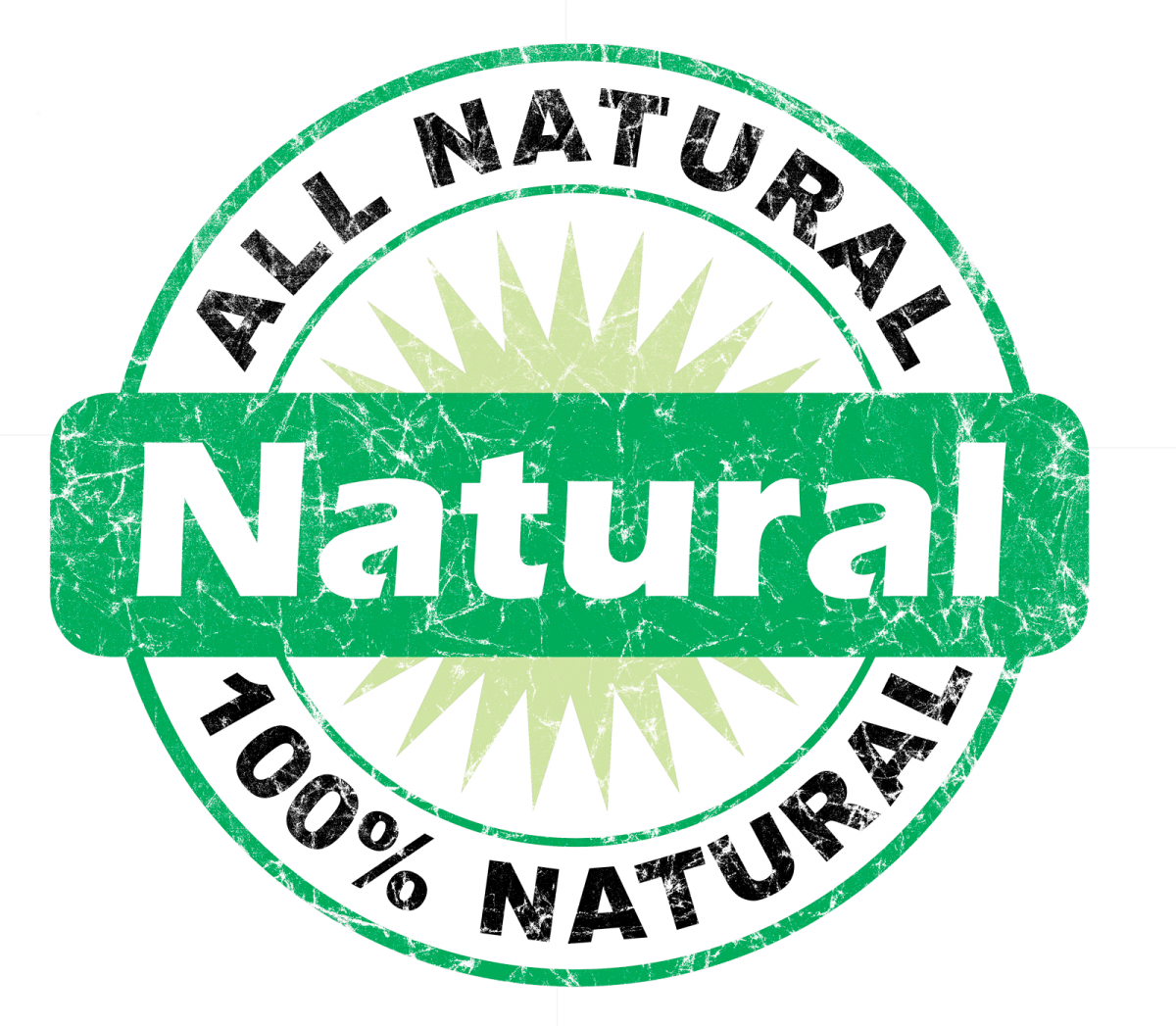 natural food label sample