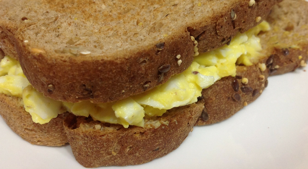 Egg Salad Sandwich with Kicked-Up Flavor