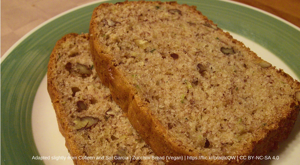 Zucchini Bread Recipe with Whole Wheat Pastry Flour