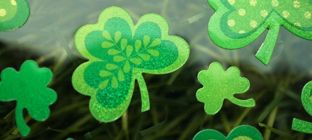clovers for st.patrick's day