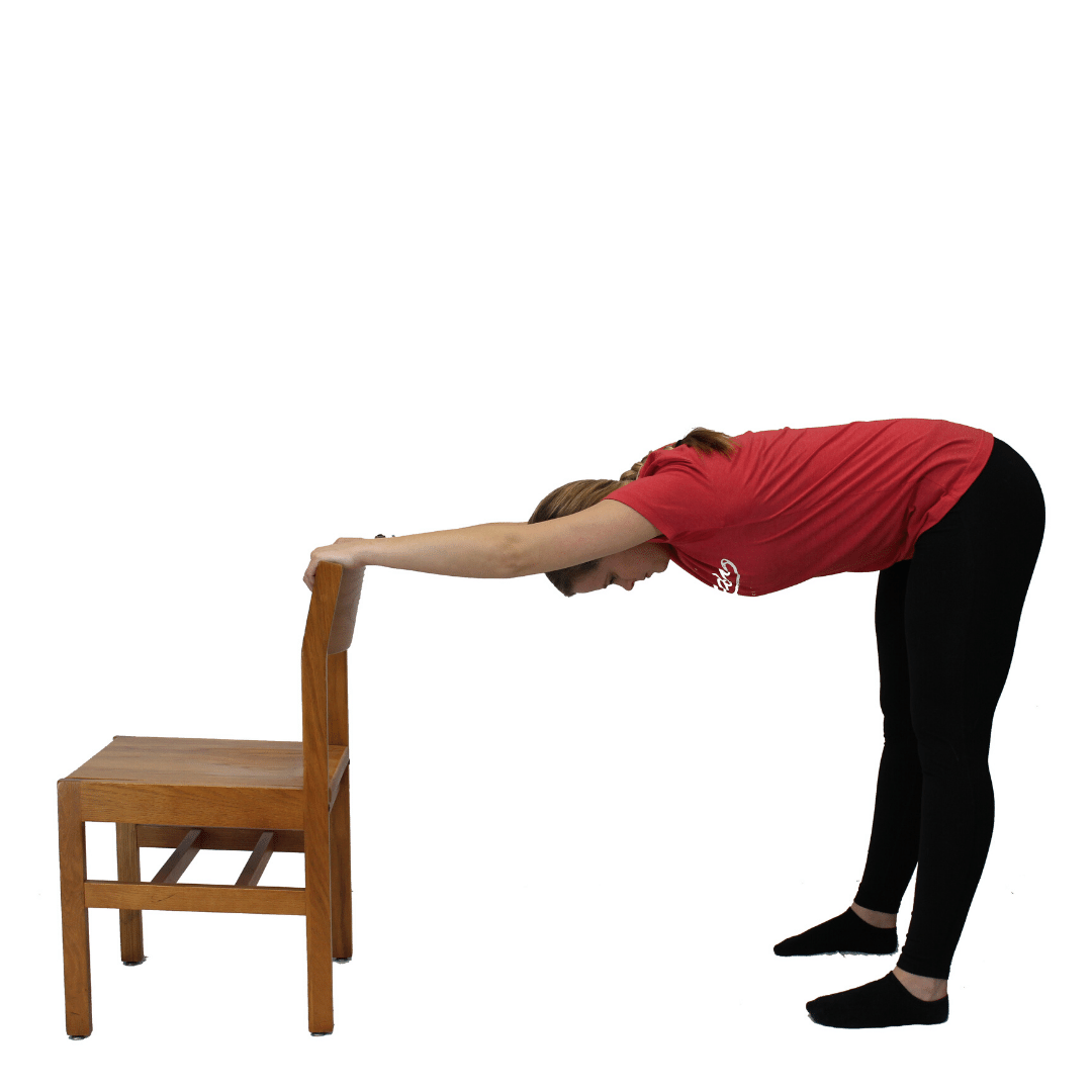 Flexible Sport Girl Do Chair Yoga Pose. Stock Vector - Illustration of  yoga, poses: 241748513
