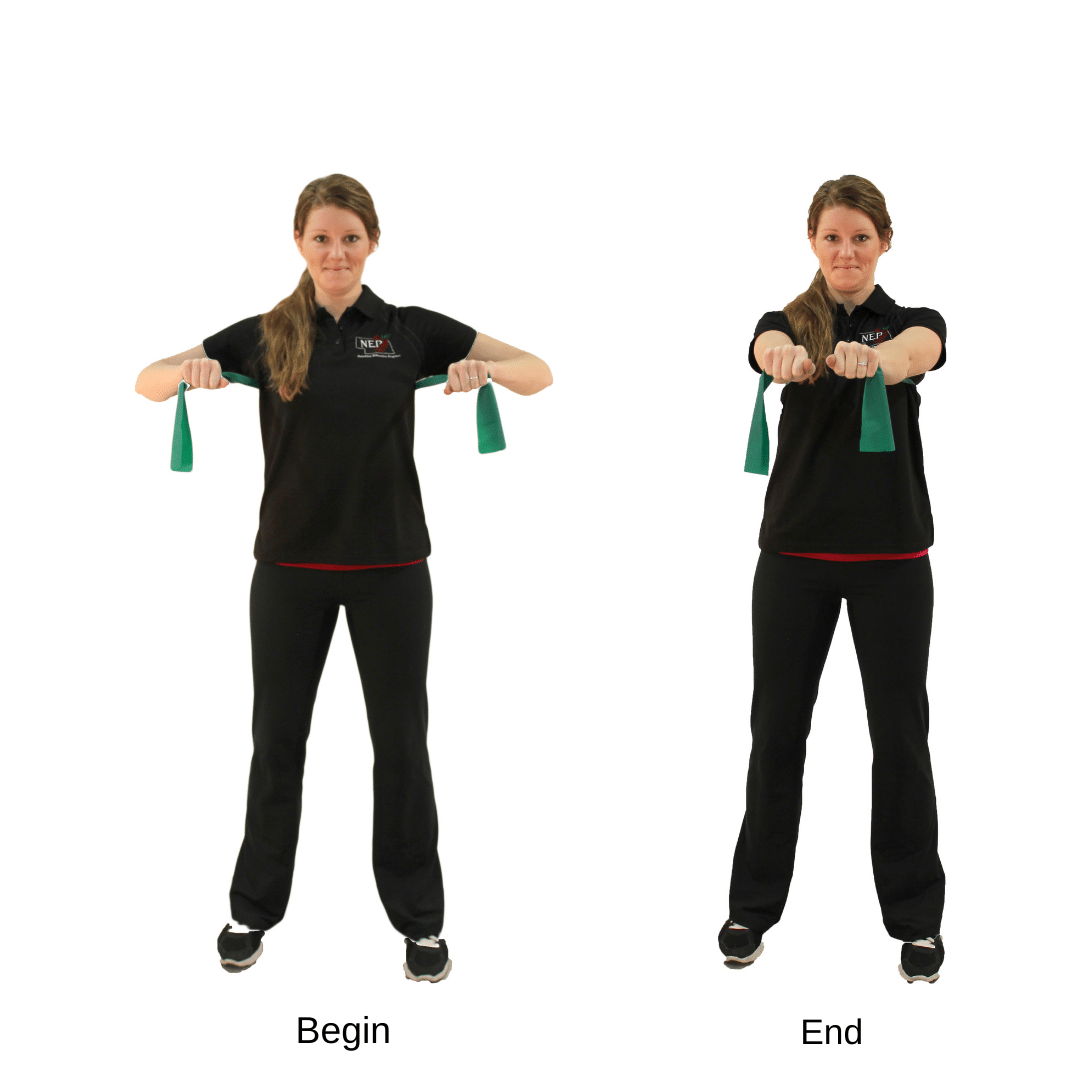 How to Do Standing Resistance Band Chest Fly: Muscles Worked