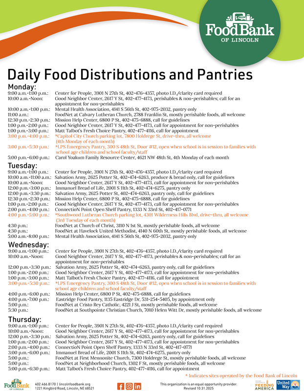 Food Pantries Handout English.