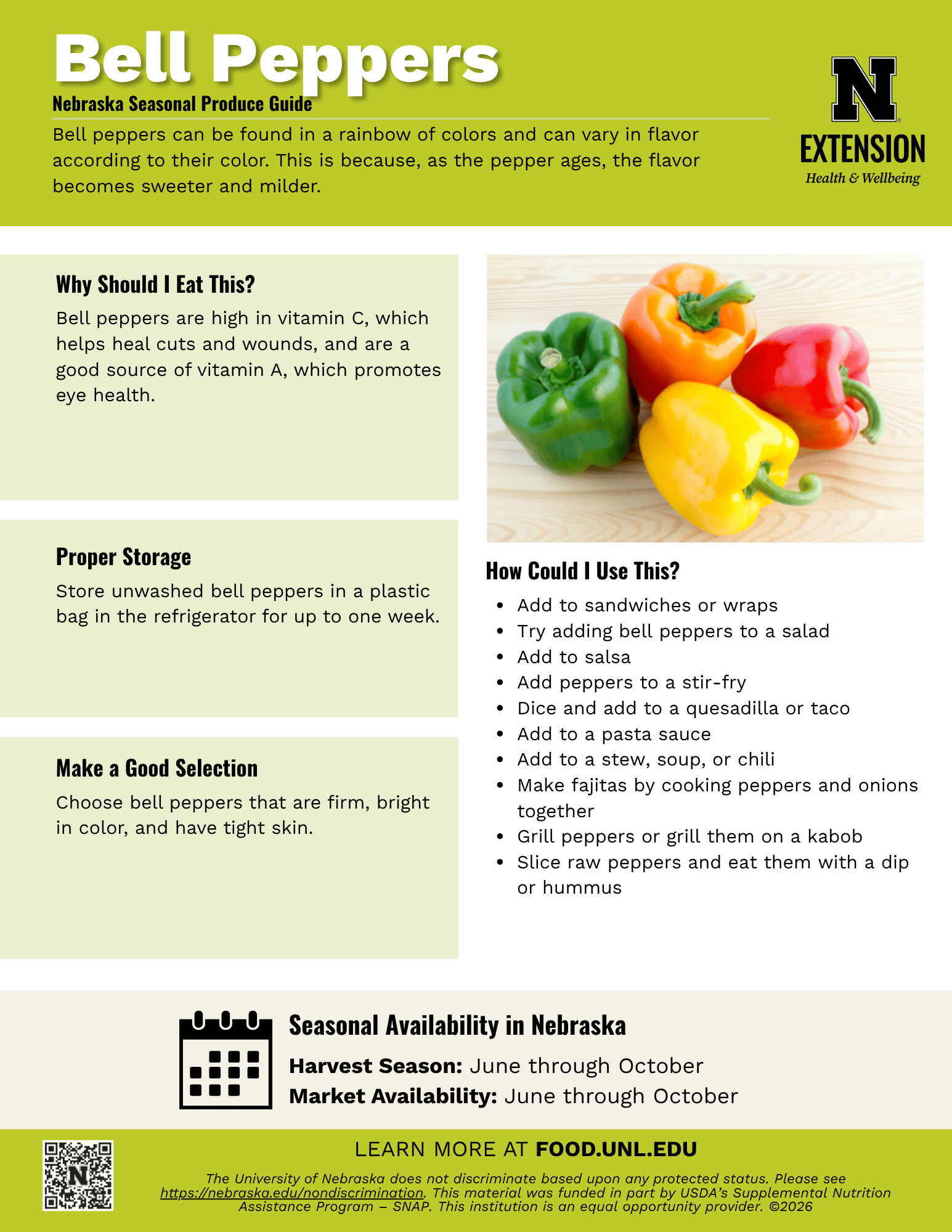 Bell Peppers Handout
