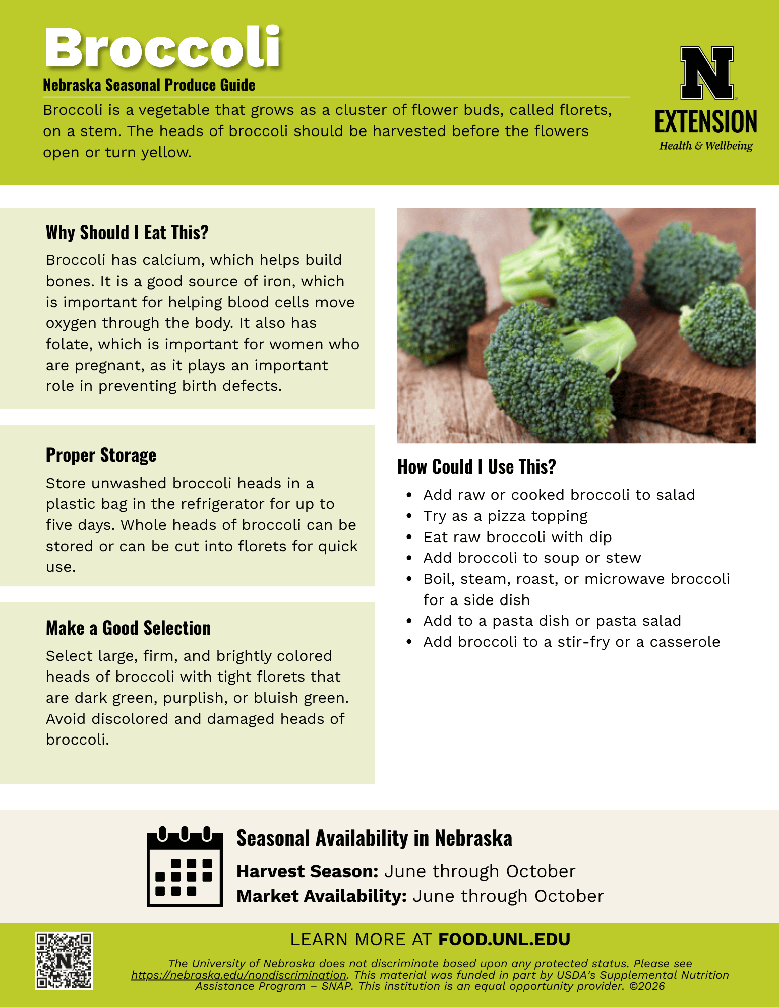 Broccoli Handout
