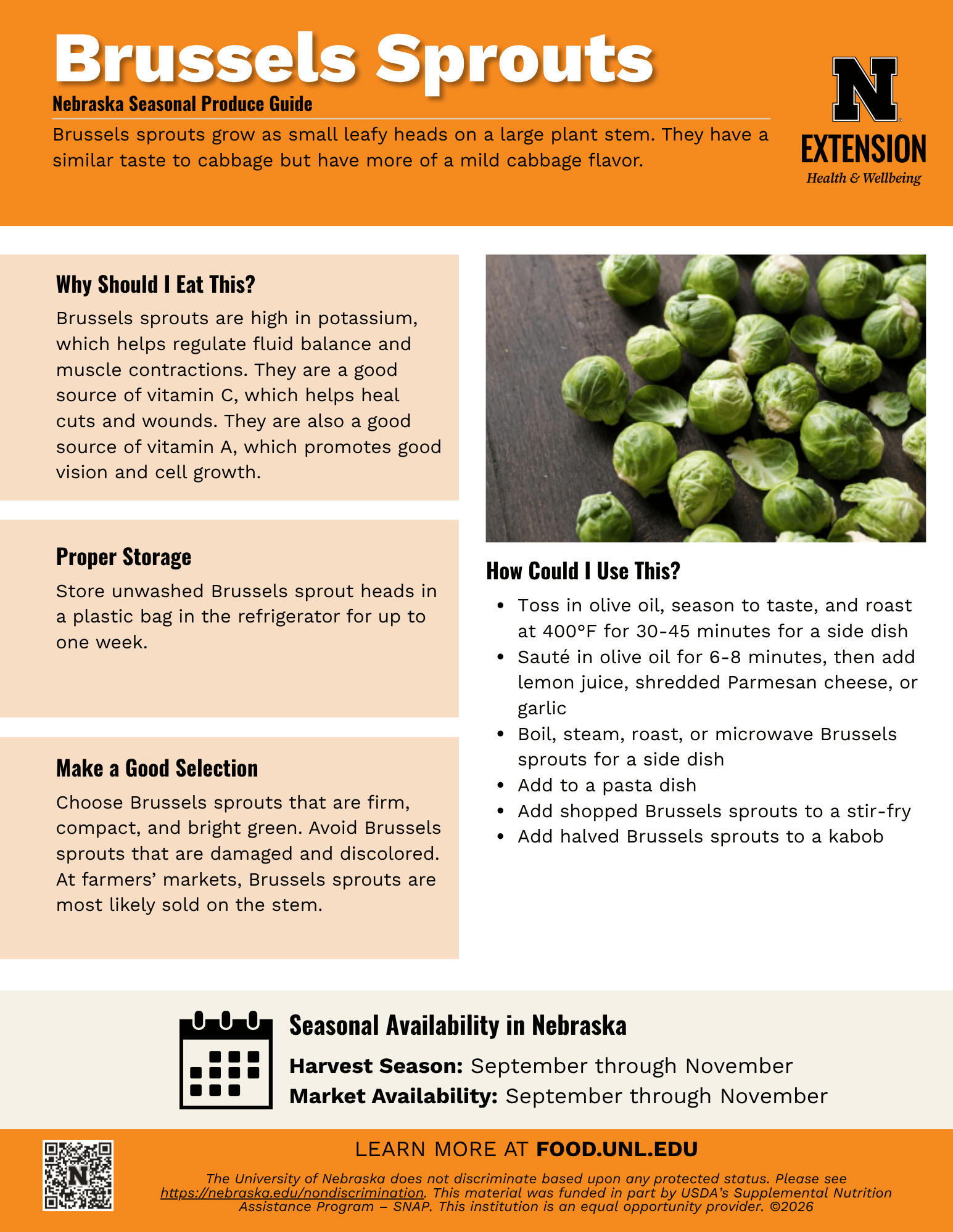Brussels Sprouts Handout