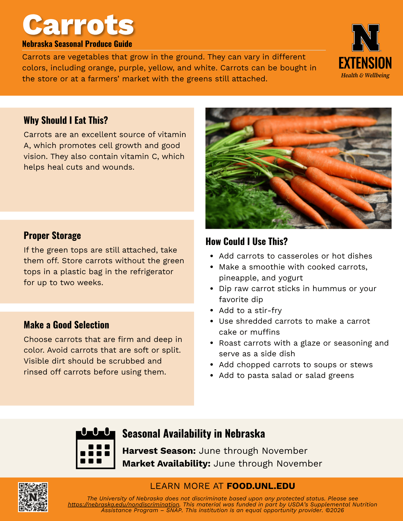 Carrots Handout