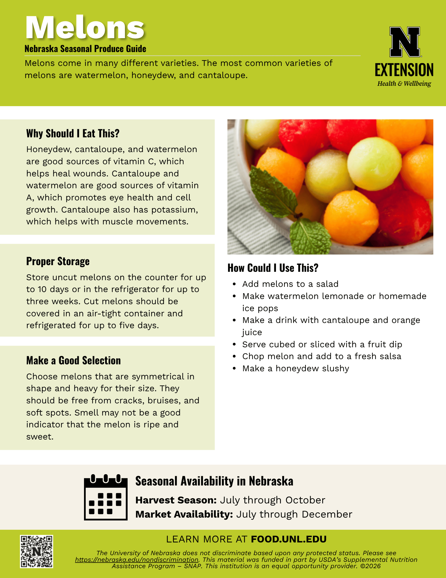 Melons Handout