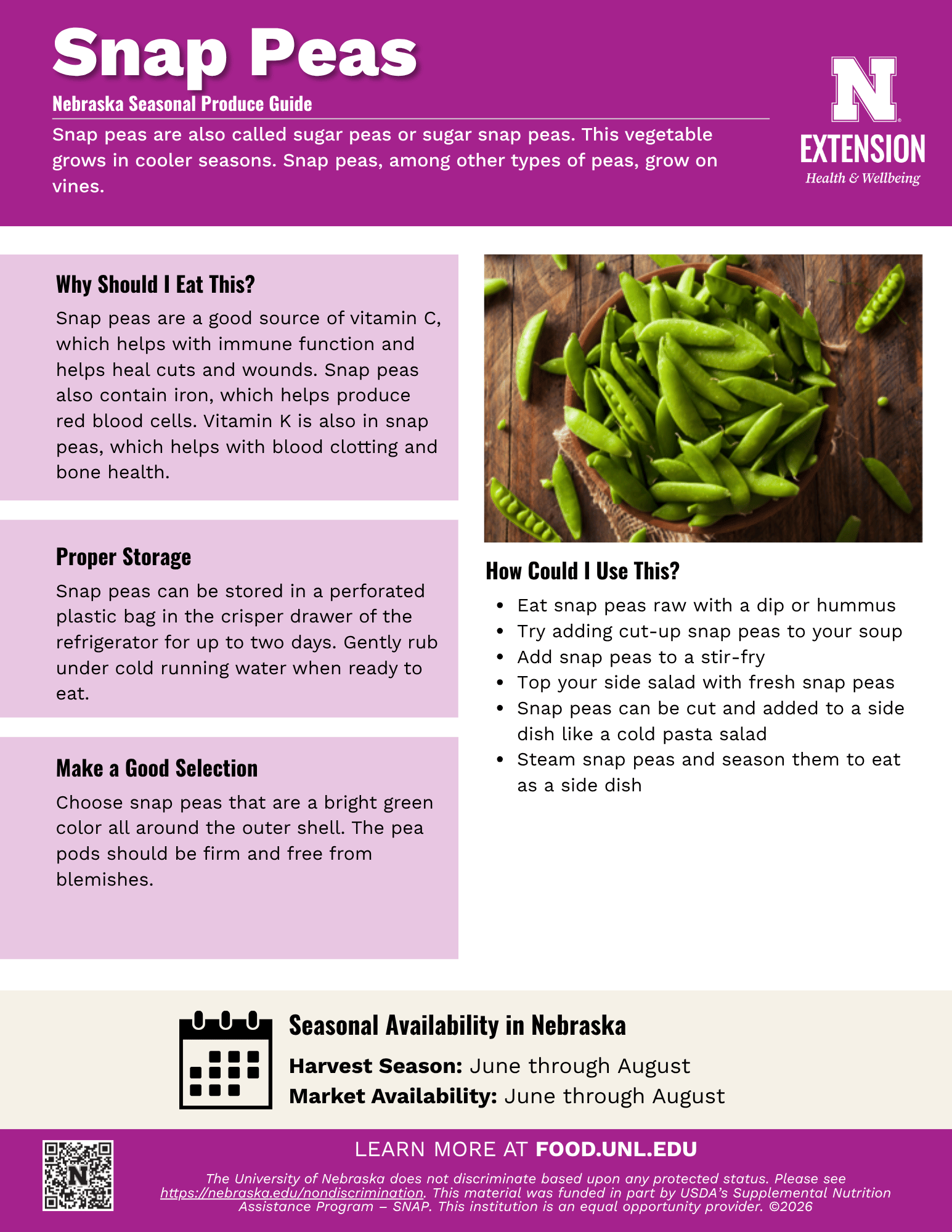 Snap Peas Handout