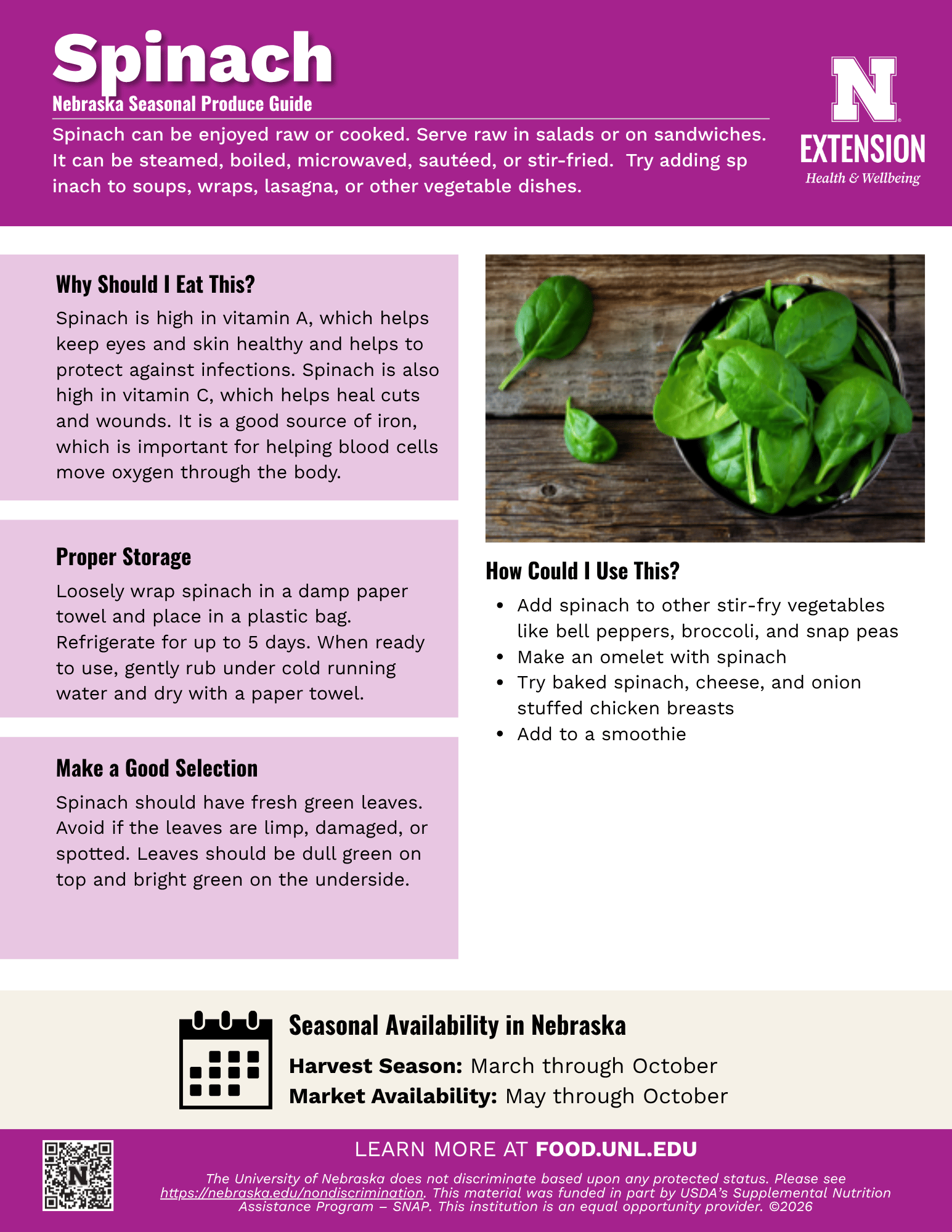 Spinach Handout