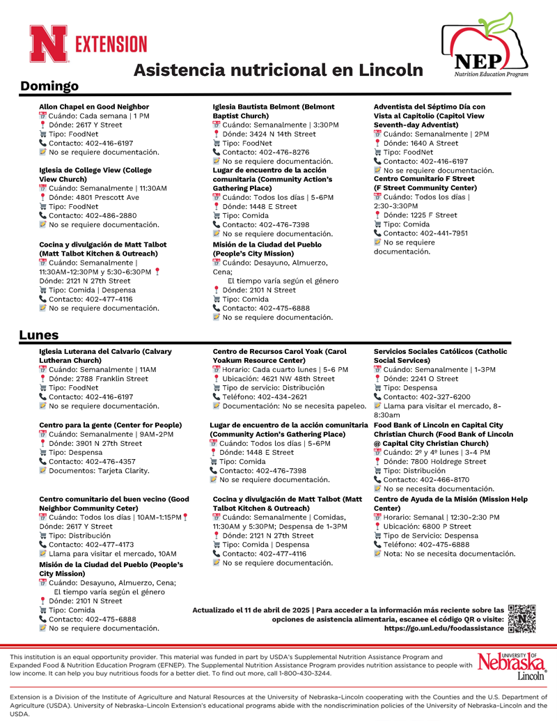 NEP Spanish Handout.