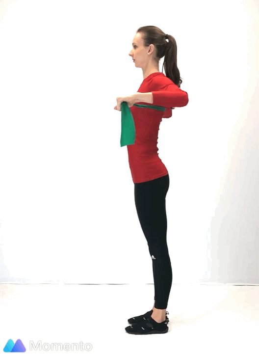 chest press with resistance bands