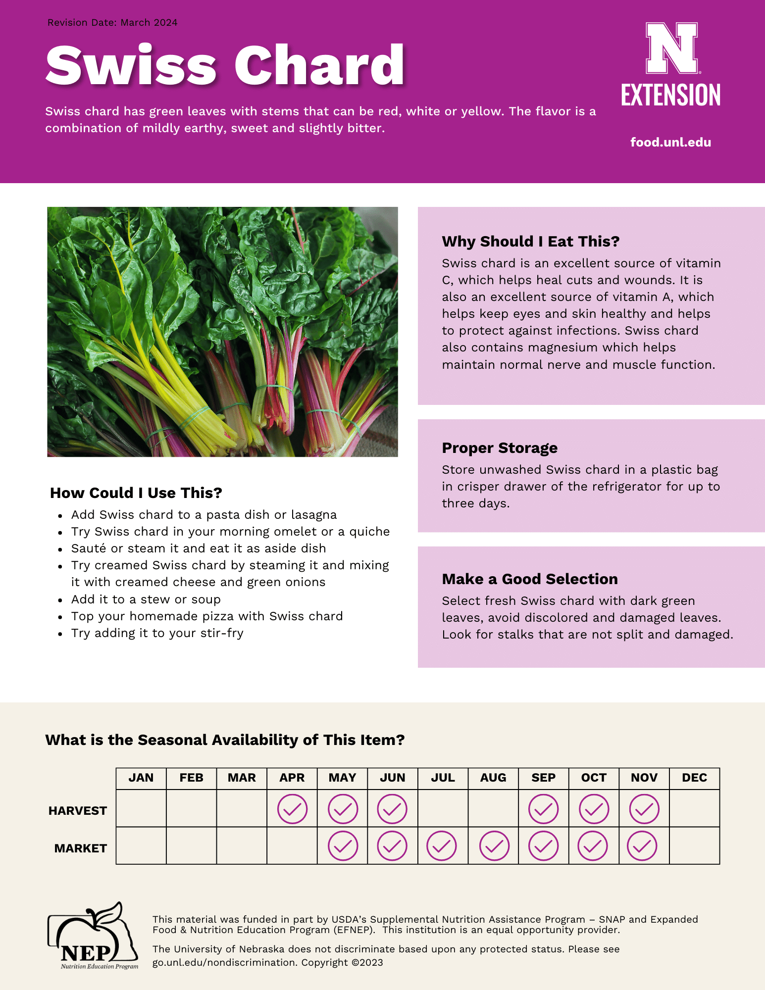 Swiss Chard Handout