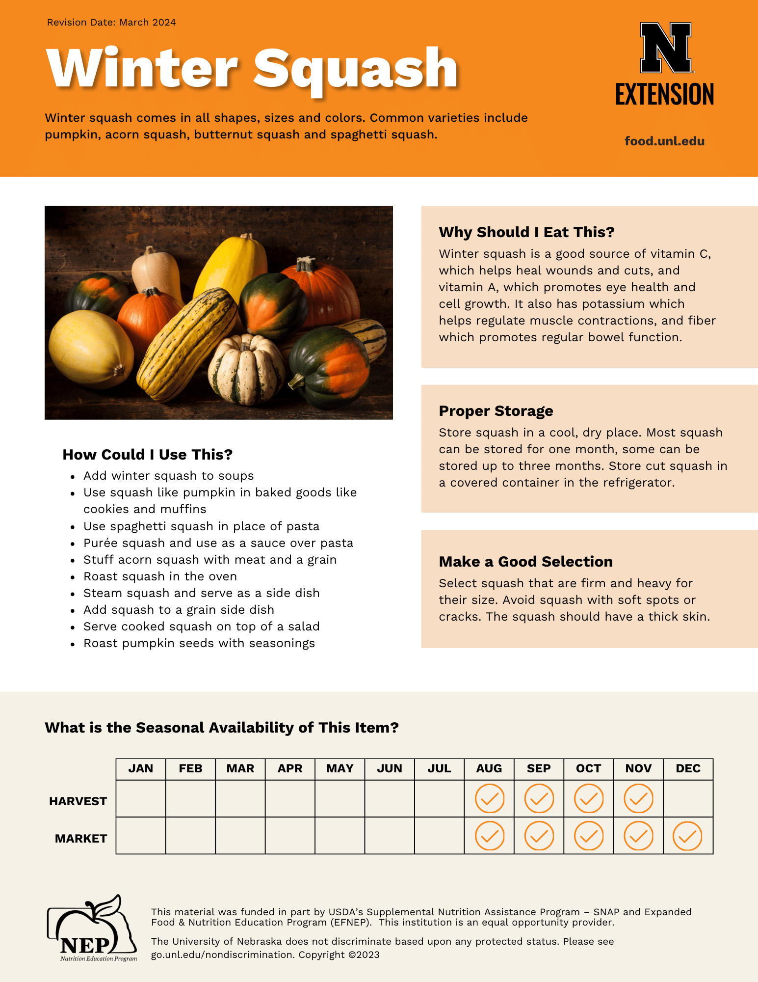 Winter Squash Handout