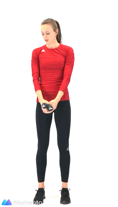 woodchop exercise on the left side