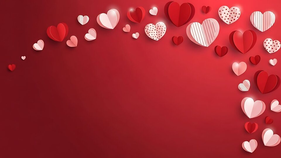 valentine's day hearts