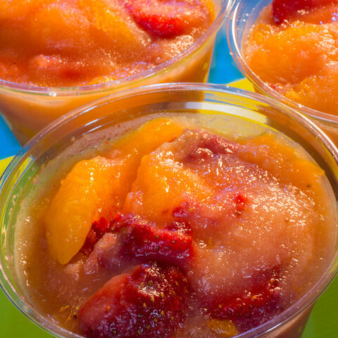 Frozen Fruit Cups