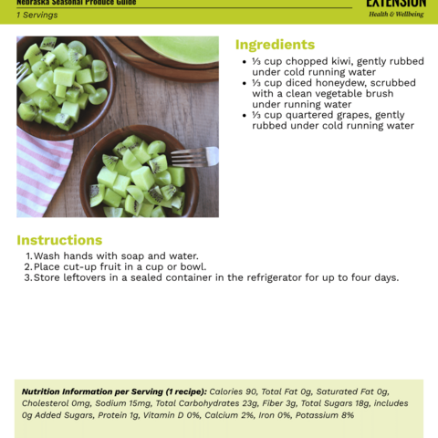 Handout - Melons - Green Fruit Salad Recipe