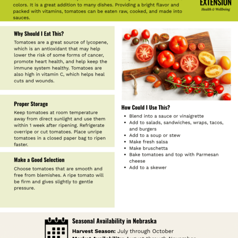 Handout - Tomatoes