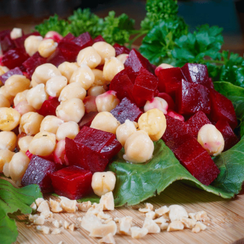 Beet and Chickpea Salad