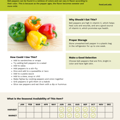 Handout - Bell Peppers