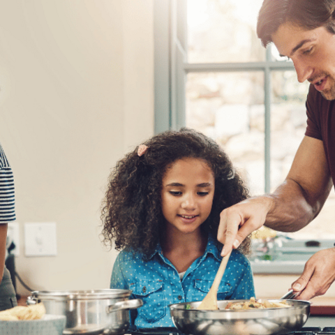 Tips for Families to Cook Healthy, Eat Right, and Stay Active