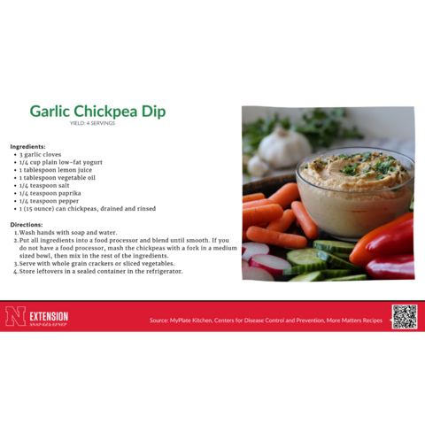 Garlic Chickpea Dip Recipe Slide