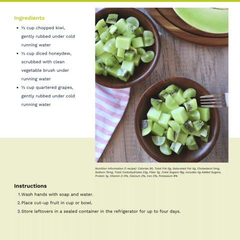 Handout - Melons - Green Fruit Salad Recipe