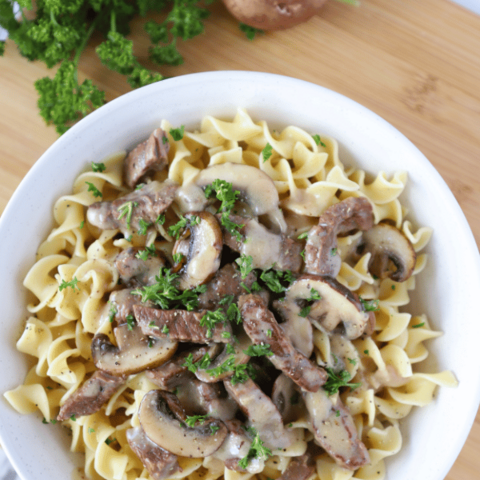 Multi-Cooker Beef Stroganoff 