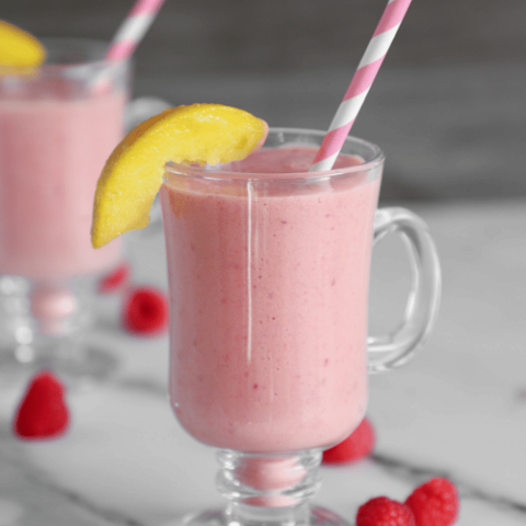 Peach Raspberry Smoothie