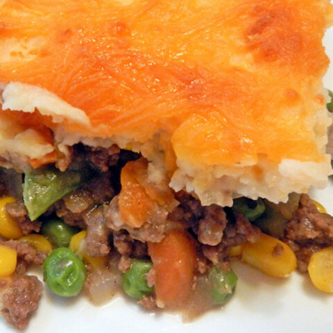 Shepherd's Pie with Directions for Freezing