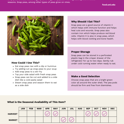 Handout - Snap Peas