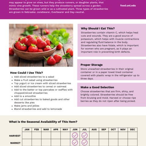 Handout - Strawberries