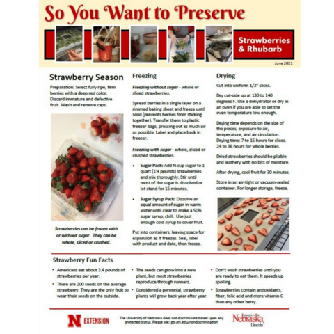 June 2021 - Strawberries & Rhubarb