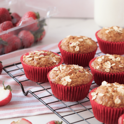 Super Strawberry Muffins