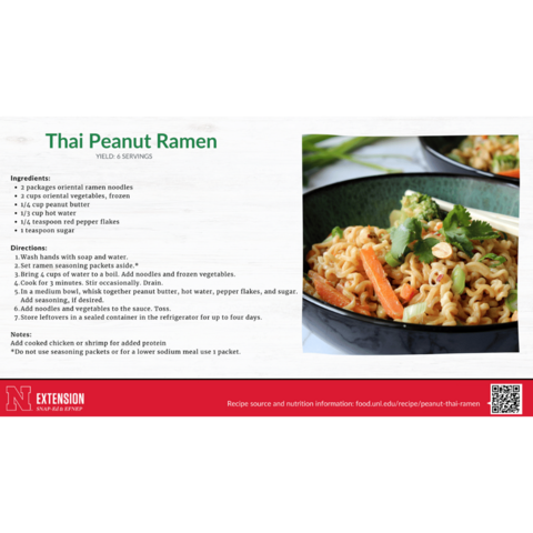 Thai Peanut Ramen Recipe Slide