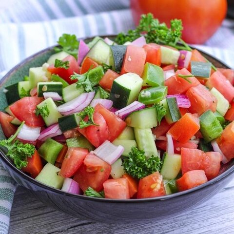 Tomato and Cucumber Salad