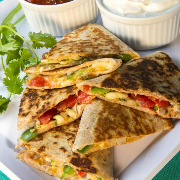 Vegetable Cheese Quesadillas