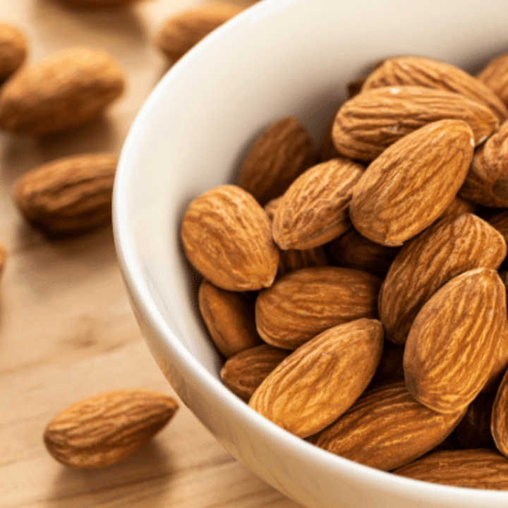 almonds in bowl