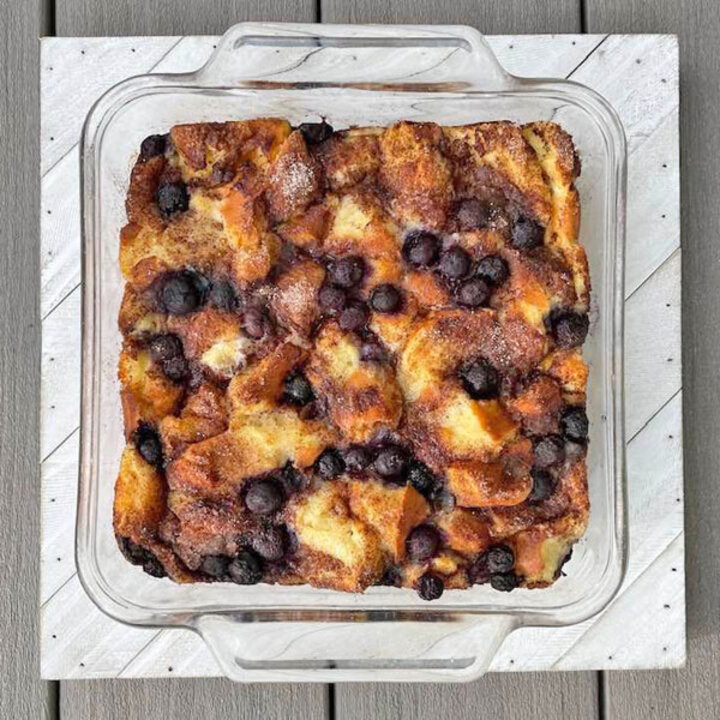 Blueberry Baked French Toast