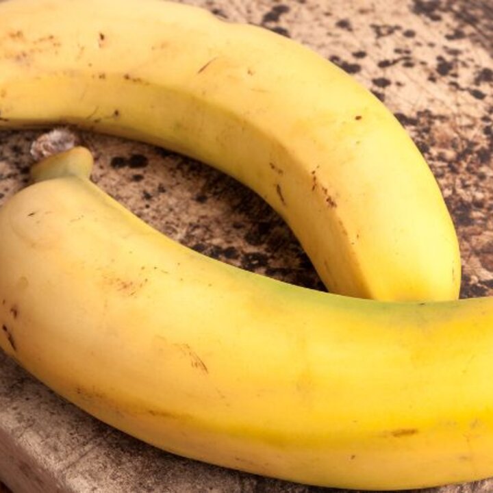 bananas on a cutting board