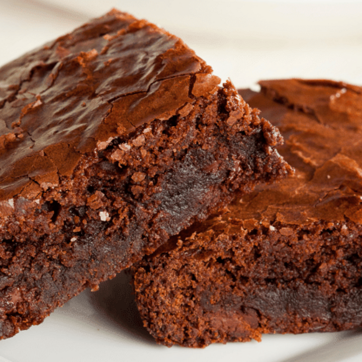 brownies on a plate