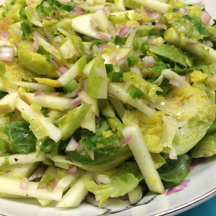 Brussels Sprout and Apple Salad