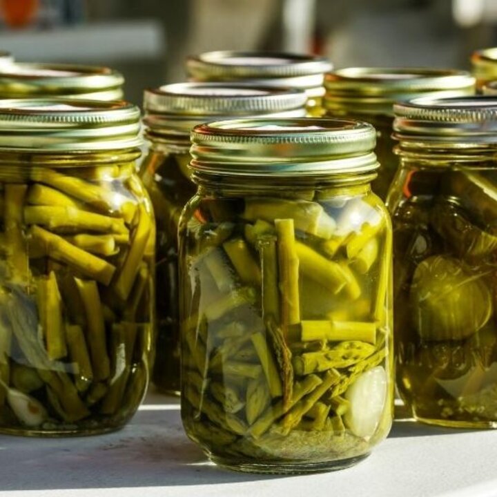 canned green vegetables