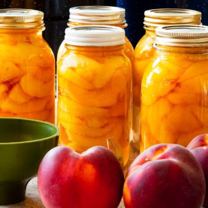 home canned peaches