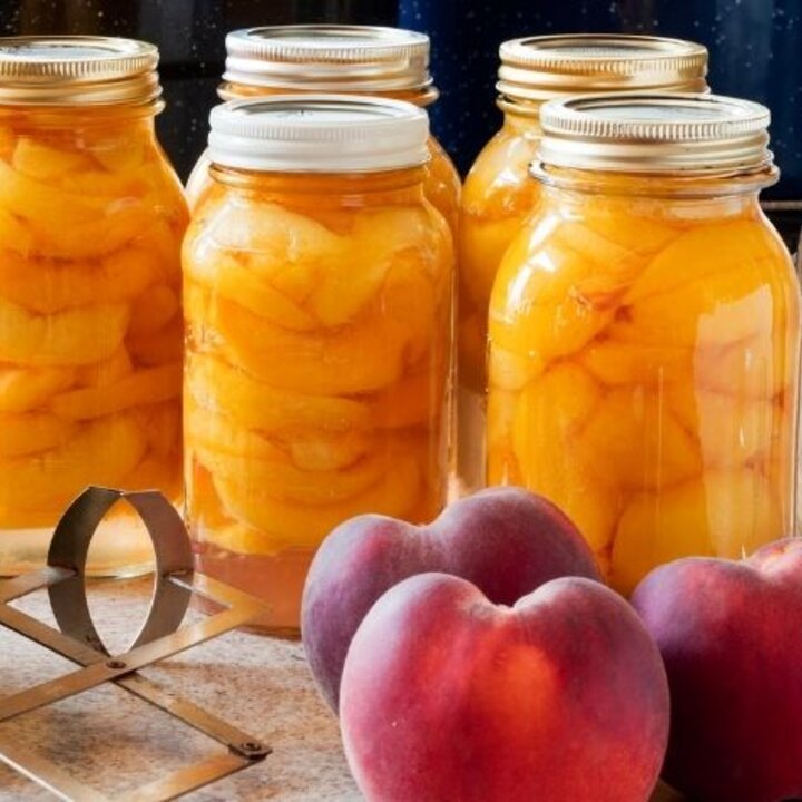 canning peaches