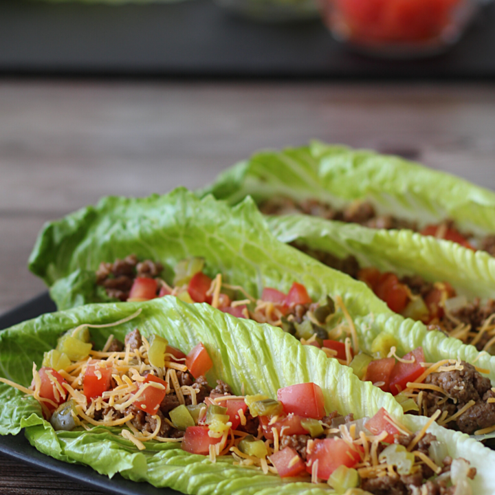 Cheeseburger Lettuce Wraps