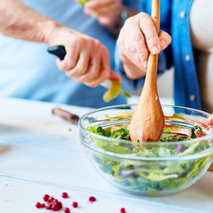 cooking with lettuce, lemons juice, pomegranite