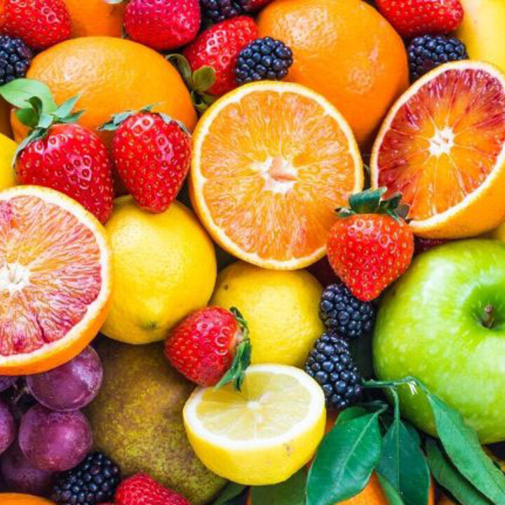 colorful fresh fruit